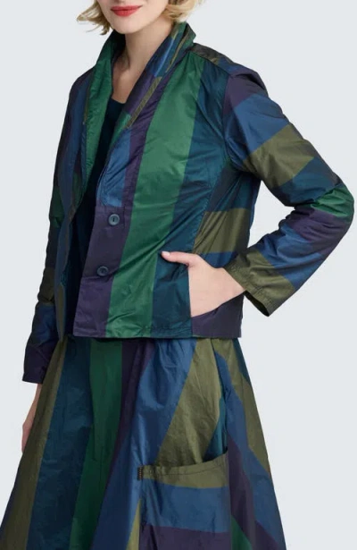 Luukaa Litia Striped Jacket In Blue