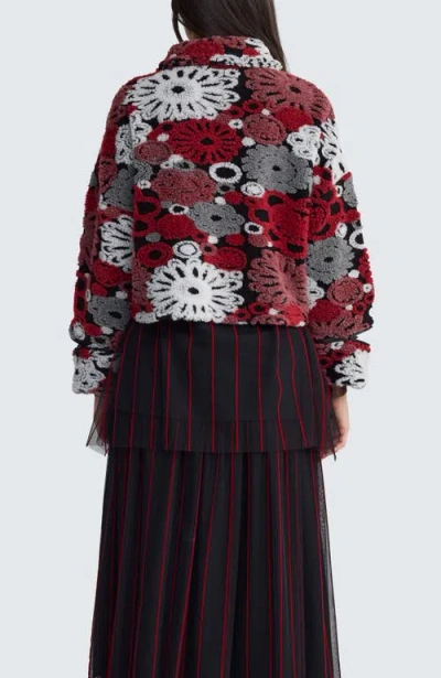 Luukaa Aeris Convertible Short Jacket In Red