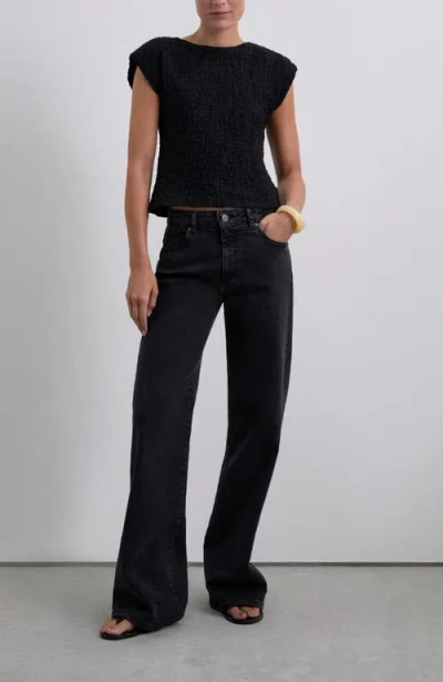 Scalpers Wrinklepadded Tee In Animal Print