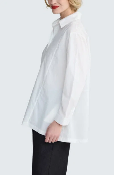 Luukaa Lucida A-line Shirt In White