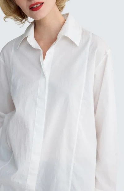 Luukaa Lucida A-line Shirt In White