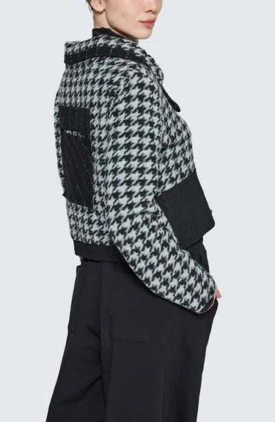 Luukaa Novaea Mixed-media Jacket In Black