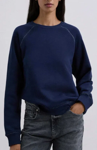 Scalpers Verticallogo Sweater In Blue