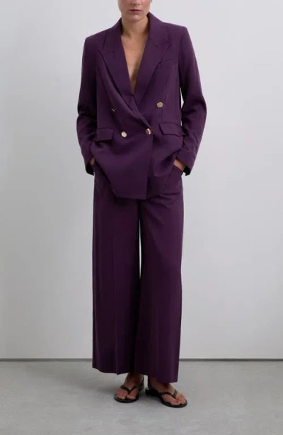 Scalpers Purple Blazer In Purple