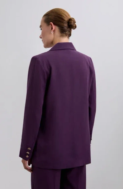 Scalpers Purple Blazer In Purple