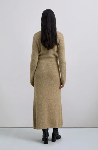 Scalpers Rusticknit Skirt In Brown