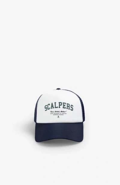 Scalpers P Drink Trucker Cap In Multi