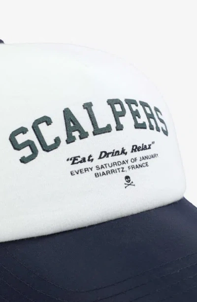 Scalpers P Drink Trucker Cap In Multi