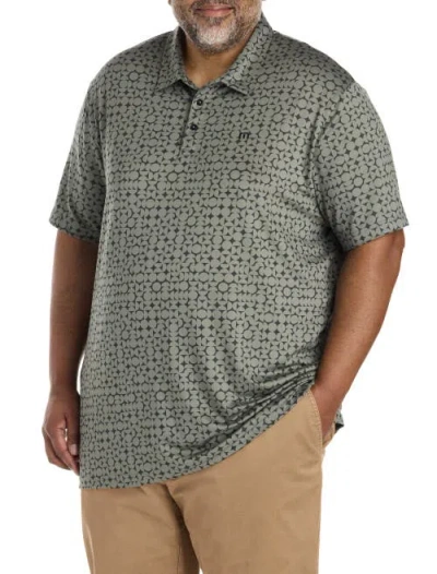 Travismathew Fit By Dxl Big & Tall Featherweight Caves Polo Shirt In Green