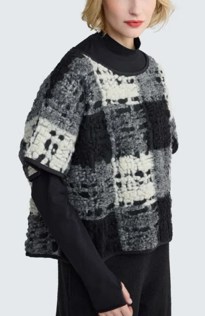 Luukaa Seraphine Structured-mesh Pullover In Black