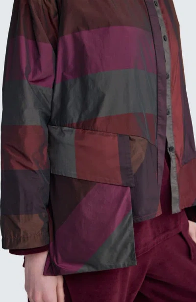 Luukaa Vivienne Asymmetrical Shirt In Multi