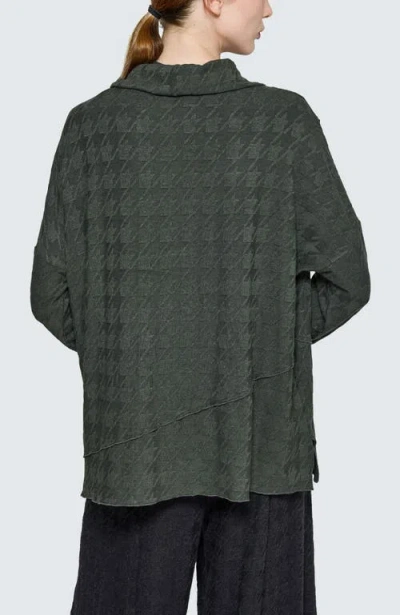 Luukaa Fleuris Cowl-neck Blouse In Green