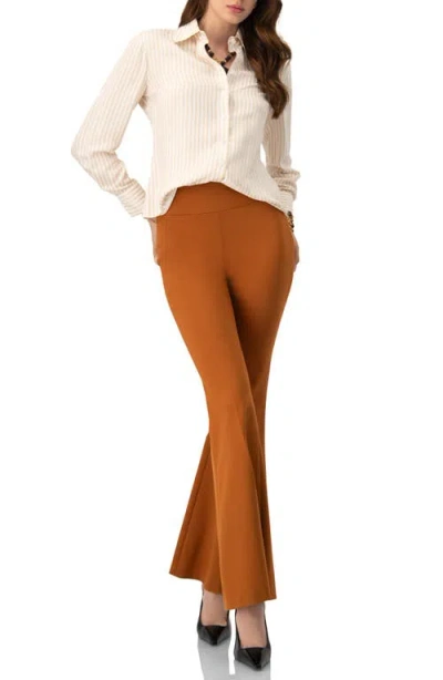 Ivonne Classic Striped Shirt In Sand