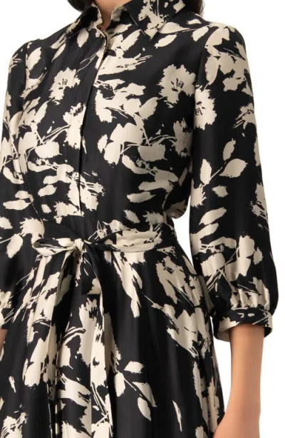 Ivonne Shirt Maxi Dress In Black