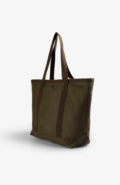 Scalpers Retro Waxed Bag In Brown