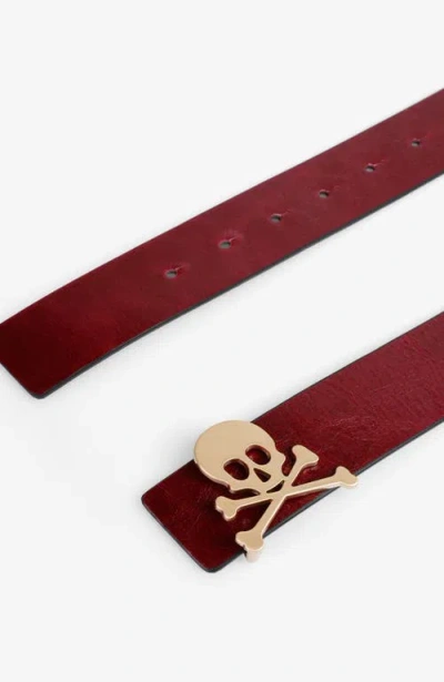 Scalpers Basicninon Belt In Red