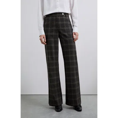 Scalpers Browncheck Pant In Black