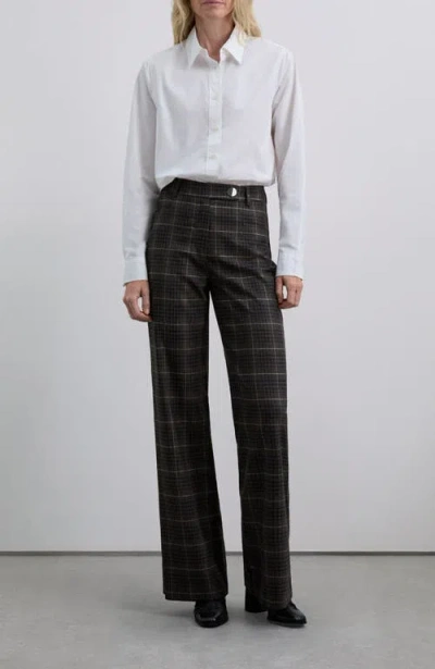 Scalpers Browncheck Pant In Black