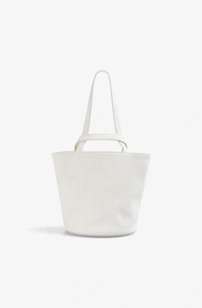 Scalpers Mini Cube Woven Leather Bag In Pattern