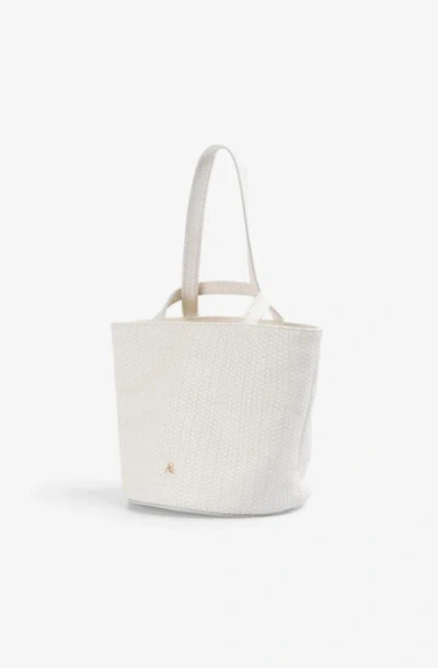 Scalpers Mini Cube Woven Leather Bag In Pattern