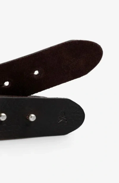 Scalpers Doublelayer Belt In Brown