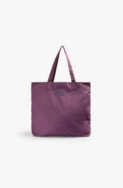 Scalpers Kilim Canvas Bag Girls In Purple