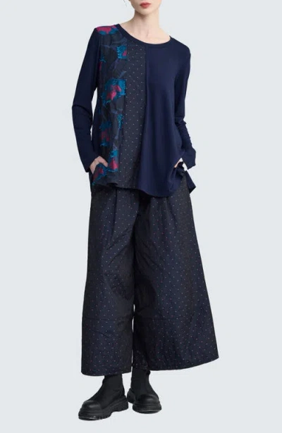 Luukaa Nova Wide-leg Pants In Blue
