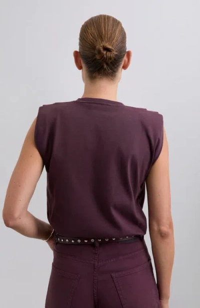 Scalpers Jewellpleats  Tee In Purple