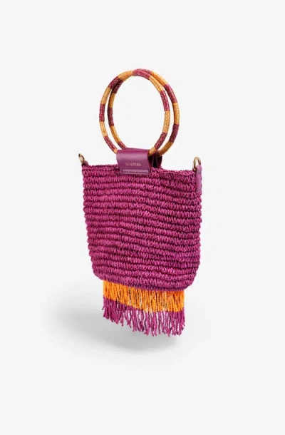 Scalpers Par Beads Fringed Bag In Multi