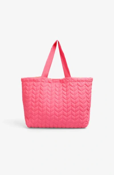 Scalpers Quilted Shopper Bag Girls In Pink