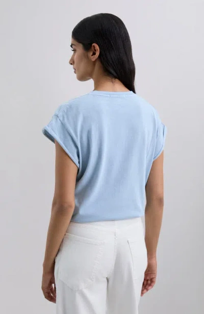 Scalpers Plainskull Tee In Blue