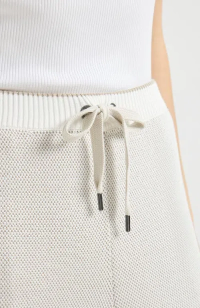 Brunello Cucinelli Drawstring Palazzo Pants In Neutral