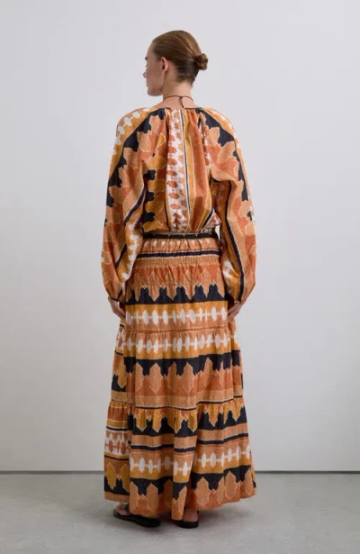 Scalpers Bogoprint Skirt In Brown