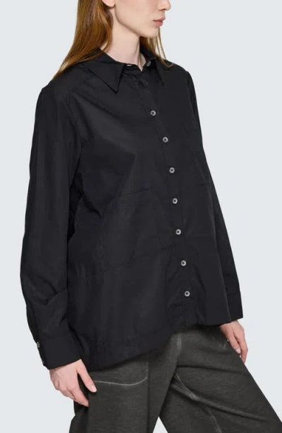Luukaa Lucida A-line Shirt In Black