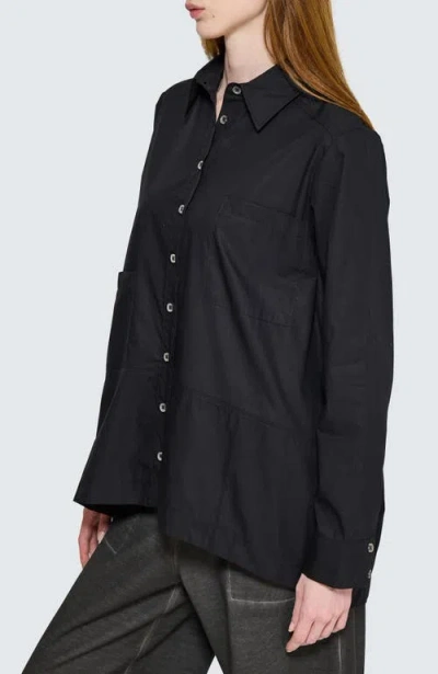 Luukaa Lucida A-line Shirt In Black