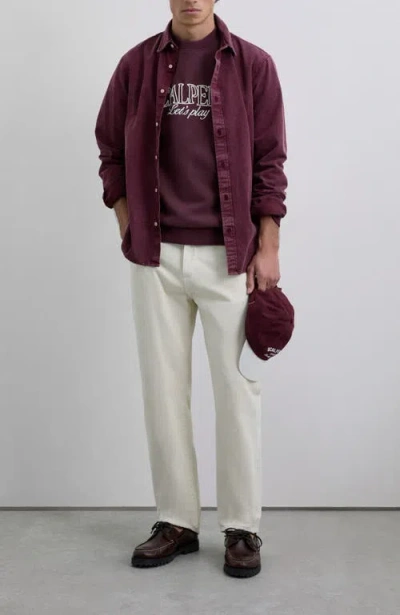 Scalpers Play Sweater In Burgundy