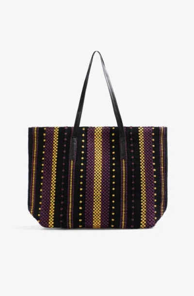 Scalpers Fabricstripessp Bag In Black