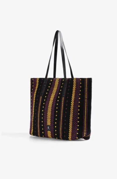 Scalpers Fabricstripessp Bag In Black