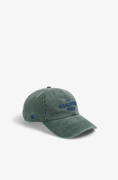 Scalpers Alpers Washed Cap In Green