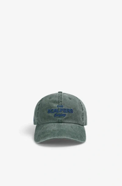 Scalpers Alpers Washed Cap In Green