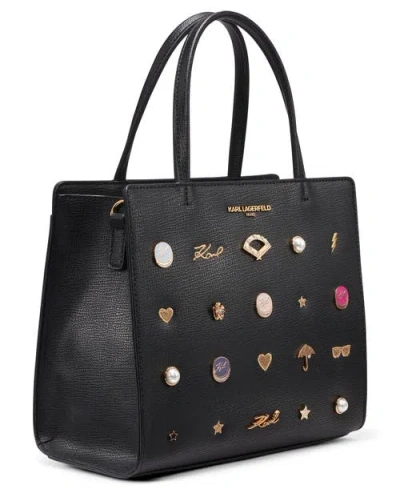 Karl Lagerfeld Paris Maybelle Satchel In Multi