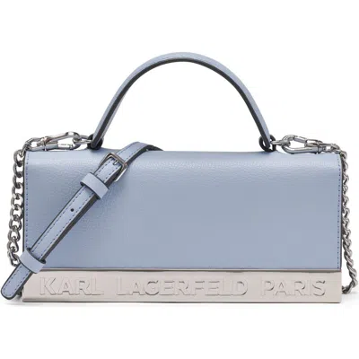 Karl Lagerfeld Paris Jacqueline Crossbody In Blue