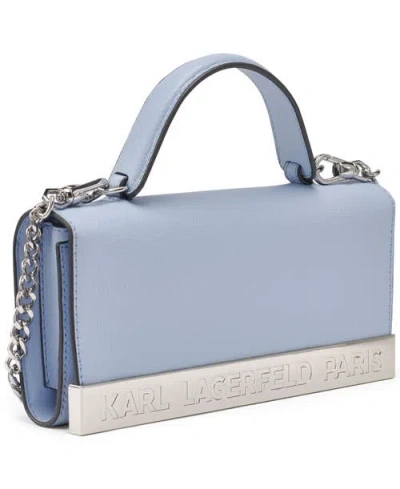Karl Lagerfeld Paris Jacqueline Crossbody In Blue
