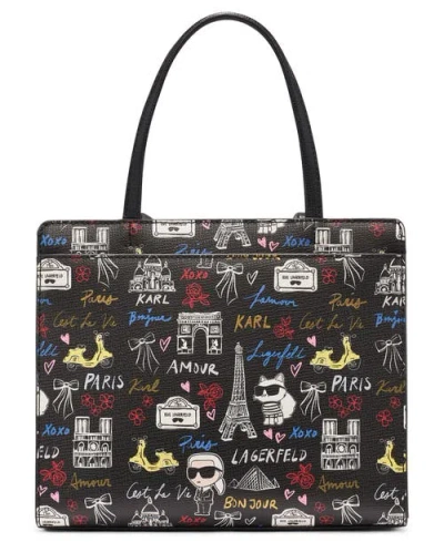 Karl Lagerfeld Paris Maybelle Satchel In Multi