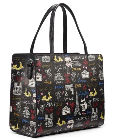 Karl Lagerfeld Paris Maybelle Satchel In Multi