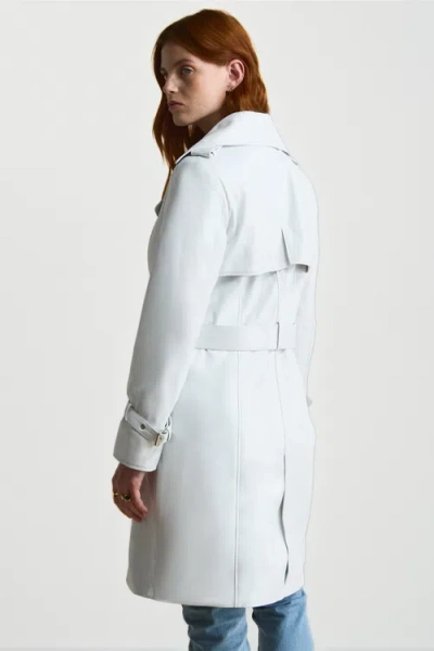 Furniq Uk Soho Leather Jacket In White