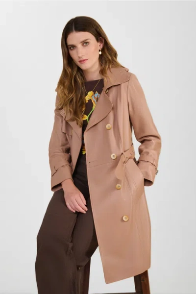 Furniq Uk Soho Leather Jacket In Brown
