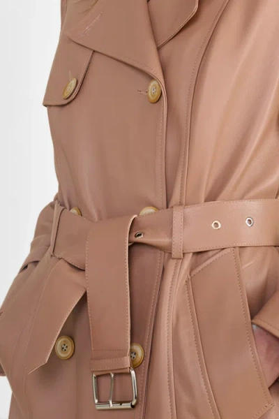 Furniq Uk Soho Leather Jacket In Brown