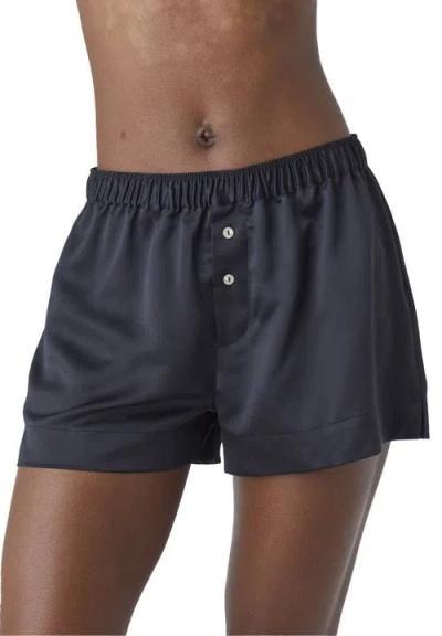 Cuup The Boxer Short Recycled Satin In Black