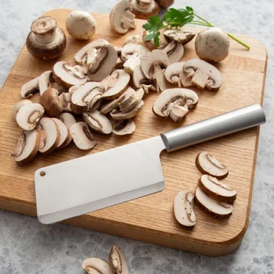 Radà 5.25 Inch Chef's Dicer Knife, Silver Handle In Silver